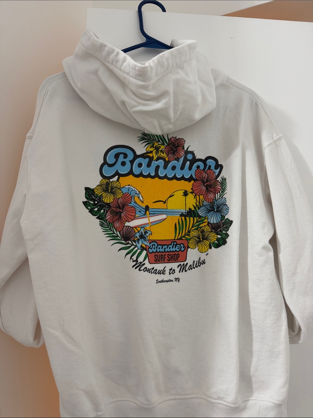 Bandier Women’s Hoodie Sweatshirt size Small 100% Cotton
